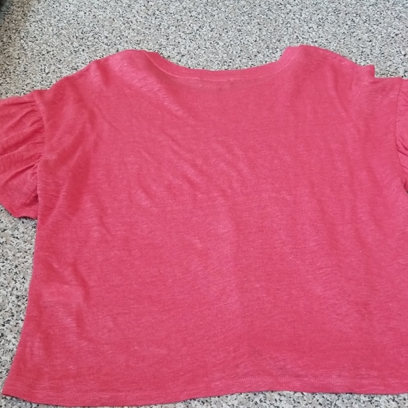 1. State Linen Top Ruffled Short Sleeves XS  C008 - Picture 7 of 7